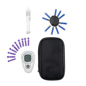 Kit Monitor + 10 Fitas + 10 Lancetas + Lancetador G-425-3 Bioland