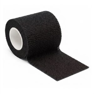 Bandagem Autoaderente Elástica Bioland Preta 5Cm