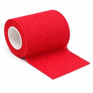 Bandagem Autoaderente Elástica Bioland Vermelha 10Cm