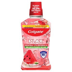 Enxaguante Bucal Colgate Plax Melancia 500Ml Leve Mais E Pague Menos