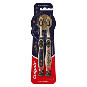 Escova De Dente Infantil Colgate Harry Potter Ultra Macia +6 Anos - 2 Unidades