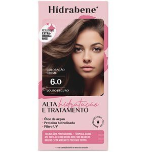 Tinta De Cabelo Hidrabene Louro Escuro 6.0