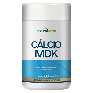 Cálcio Mdk Naturalvitae 60 Cápsulas
