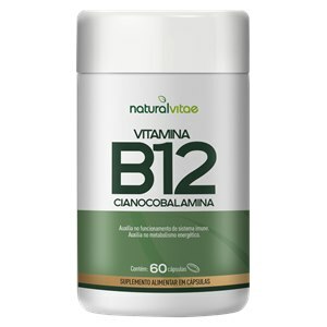Vitamina B12 Naturalvitae 60 Cápsulas