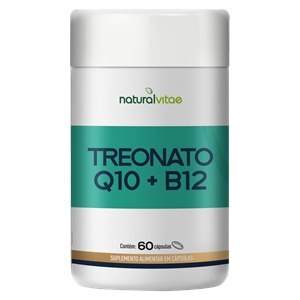 Magnésio Treonato + Coezima Q10 + Vitamina B12 Naturalvitae 60 Cápsulas