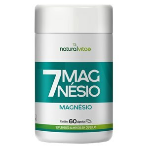 7 Magnésio Naturalvitae 60 Cápsulas