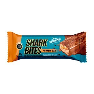 Barra De Proteína Shark Bites Shark Pro Sabor Doce De Leite 40G