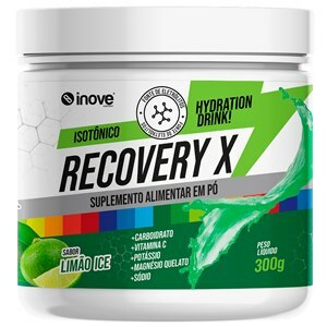 Isotônico Recovery X Sabor Limão Inove 300G