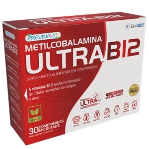 Previnavit Metilcobalamina Ultra B12 30 Comprimidos