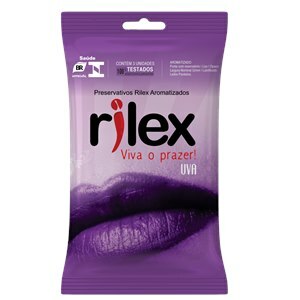 Preservativo Rilex Uva 3 Unidades