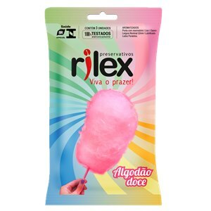 Preservativo Rilex Algodão Doce 3 Unidades