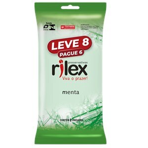 Preservativo Rilex Menta Leve 8 Pague 6