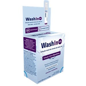 Wash In Solução Cloreto Sódio 3% 10 Ampolas 5Ml