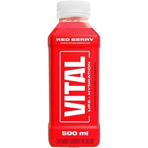 Isotônico Vital Hydration Red Berry Sabor Frutas Vermelhas 500Ml