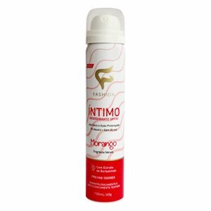 Desodorante Íntimo Spray Feminino Morango Fashion 100Ml