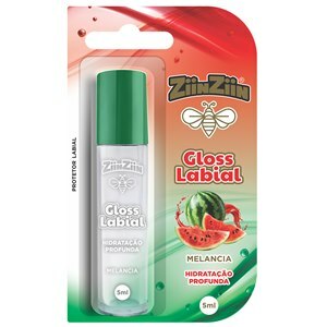Gloss Labial Hidratação Profunda Melancia 5 Ml Ziin Ziin