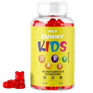 Milo Gummy Kids Sabor Morango 30 Unidades