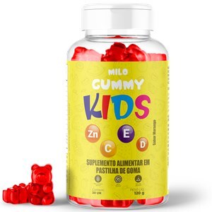 Milo Gummy Kids Sabor Morango 30 Unidades