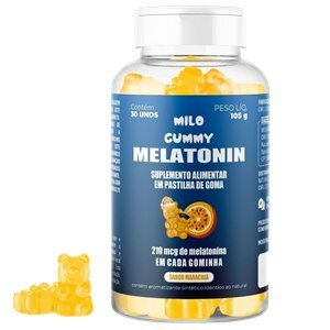 Milo Gummy Melatonina Sabor Maracujá 30 Unidades