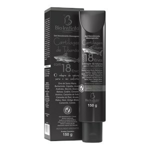 Gel Massageador Cartilagem De Tubarão 18 Ervas 150G