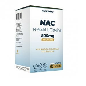 Nac - Acetilcisteína 800Mg Natunectar 60 Cápsulas