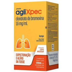 Bromexina - Agiixpec Xarope 1,6Mg/Ml 120Ml