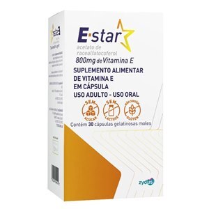Vitamina E - E-Star 800Mg 30 Cápsulas