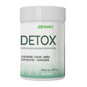 Detox Em Pó Sabor Hortelã Miéri 150G