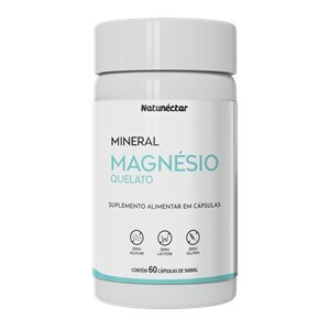 Magnésio Quelato Natunéctar 60 Cápsulas