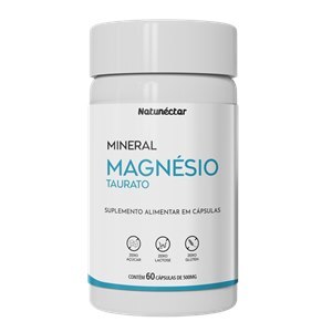 Magnésio Taurato Natunéctar 60 Cápsulas