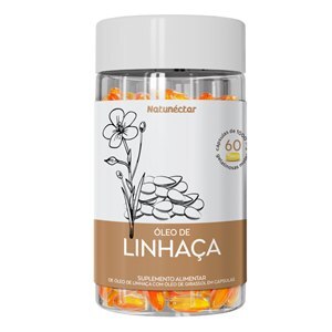Óleo De Linhaça Natunéctar 60 Cápsulas