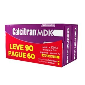 Calcitran Mdk Kit Leve 90 Pague 60 Comprimidos