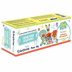 Creme Para Assaduras Bob Esponja Sanfarma Baby 45G