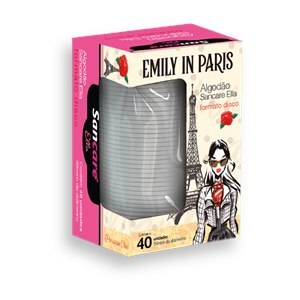 Algodão Disco Emily Sancare Ella  40 Unidades