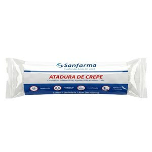 Atadura De Crepe 8Cm X 1,8M Sanfarma 1 Unidade