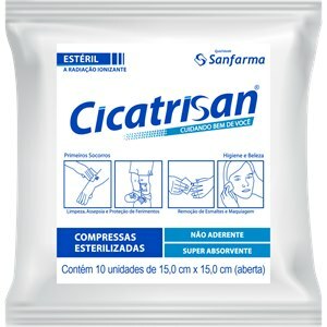 Compressa Não Estéril Sanfarma 10 Unidades