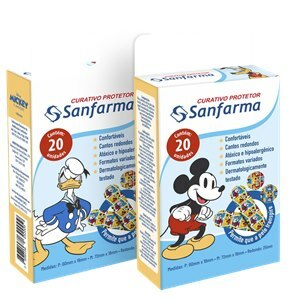 Curativo Mickey E Amigos Sanfarma 20 Unidades