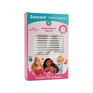 Hastes Flexíveis Princesas Sancare 75 Unidades