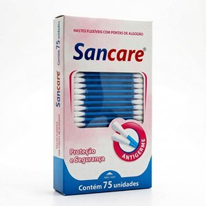 Hastes Flexíveis Sancare 75 Unidades