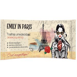 Toalhas Umedecidas Demaquilante Emily In Paris 20 Unidades