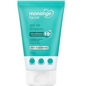 Gel De Limpeza Monange Facial Anti-Oleosidade Ácido Hialurônico E Salgueiro Branco 120G