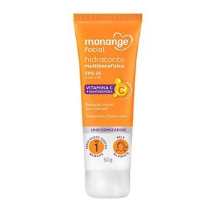 Hidratante Monange Facial Multibenefícios Fps25 Com Vitamina C E Niacinamida 50G