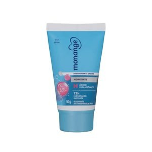 Desodorante Creme Monange Hidratante Com Ácido Hialurônico Feminino 50G