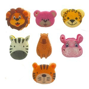 Esponja Para Banho Kids Mundo Animal Cores Sortidas 1 Unidade