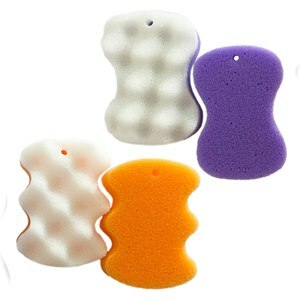 Esponja Para Banho Massagem Relaxante Cores Sortidas 1 Unidade