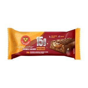 Barra De Proteína Três Corações Cappuccino Caramelo Salgado 50G
