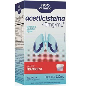 Acetilcisteína 40Mg/Ml Xarope Adulto 120Ml - Neo Química - Genérico (Fluimucil)