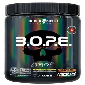 Pré-Treino Black Skull B.O.P.E Sabor Frutas Amarelas 300G
