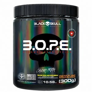 Pré-Treino Black Skull B.O.P.E Sabor Frutas Amarelas 300G