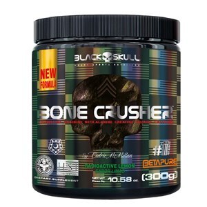 Pré-Treino Black Skull Bone Crusher Lemon Radioactive 300G